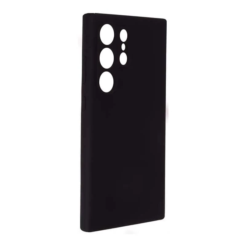 Чехол Silicone Case v2 для Samsung Galaxy S24 Ultra Black, Черный