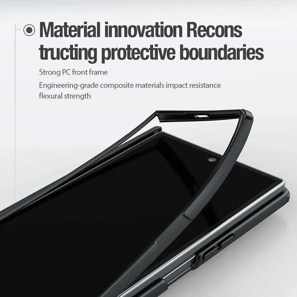 Чехол для Samsung Z Fold7 NILLKIN super frosted shield fold Black, чёрный