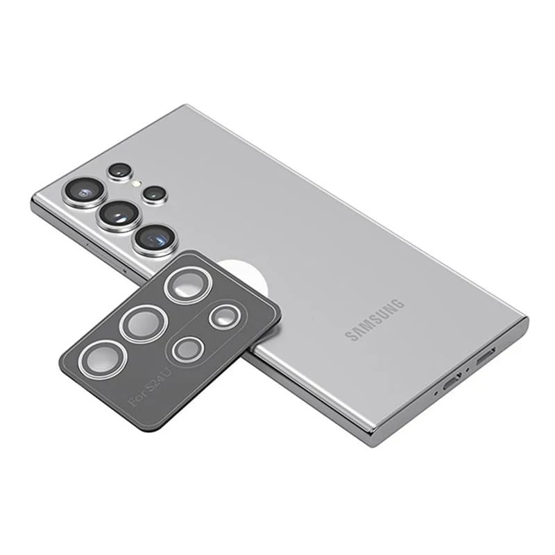 Защитное стекло для камеры Galaxy S24 Ultra BLUEO Camera lens Armor metal 5 шт. (NPB28-S24U-SIL) Серебристый