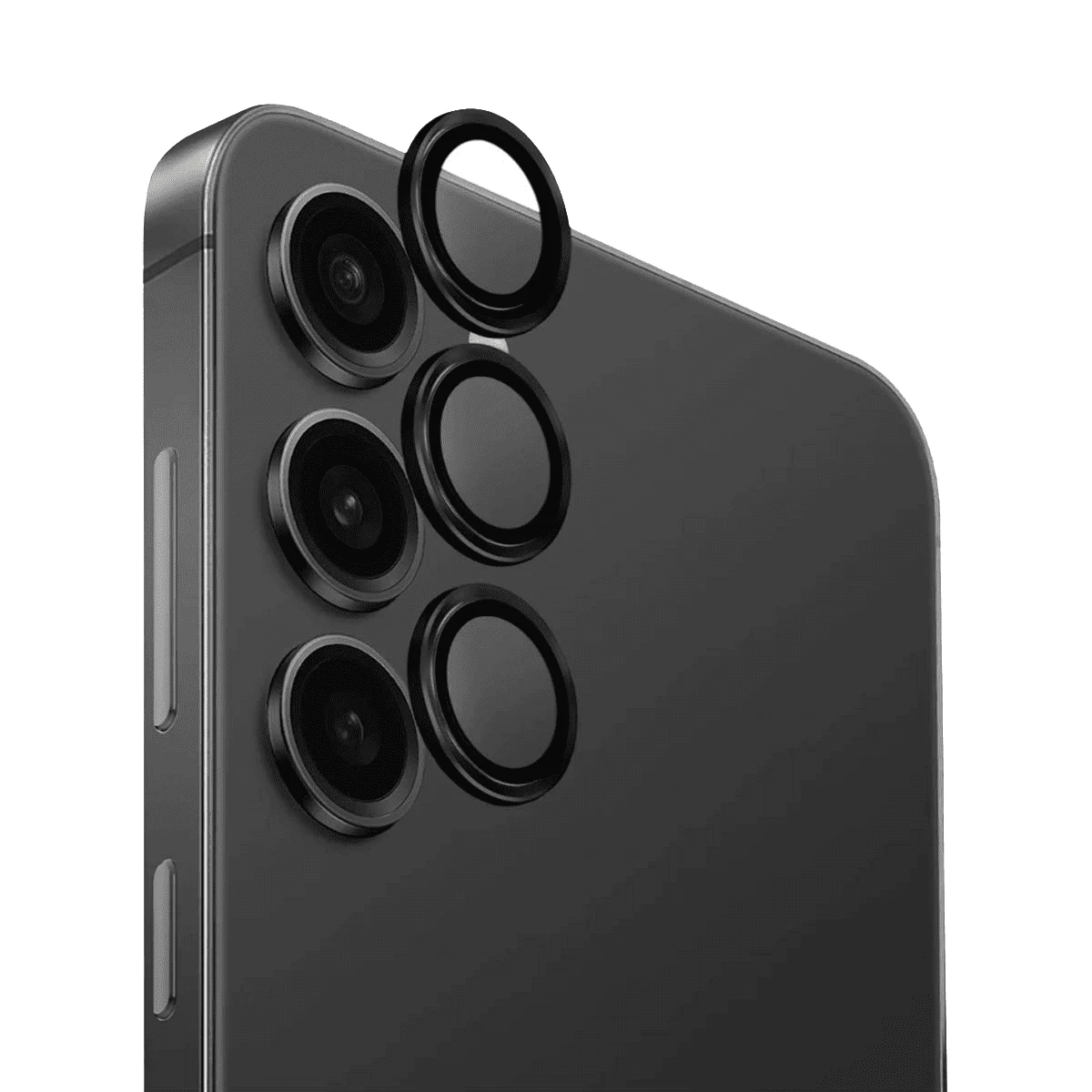 Защитное стекло для Samsung Galaxy S25 Plus SUPGLASS Anti Glare Camera lens glass film (XC-31) Черный