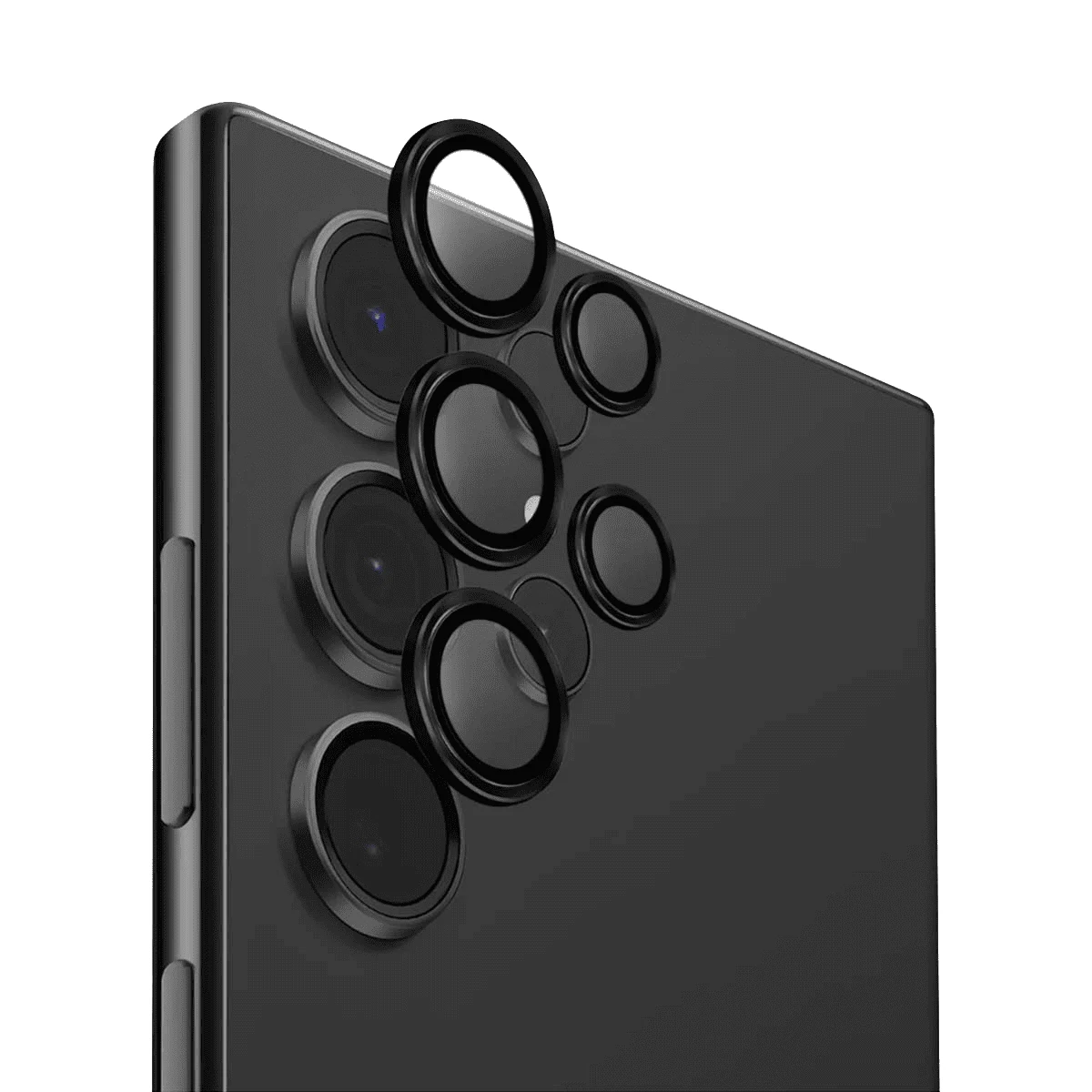 Защитное стекло для Samsung Galaxy S25 Ultra SUPGLASS Anti Glare Camera lens glass film (XC-31) Черный