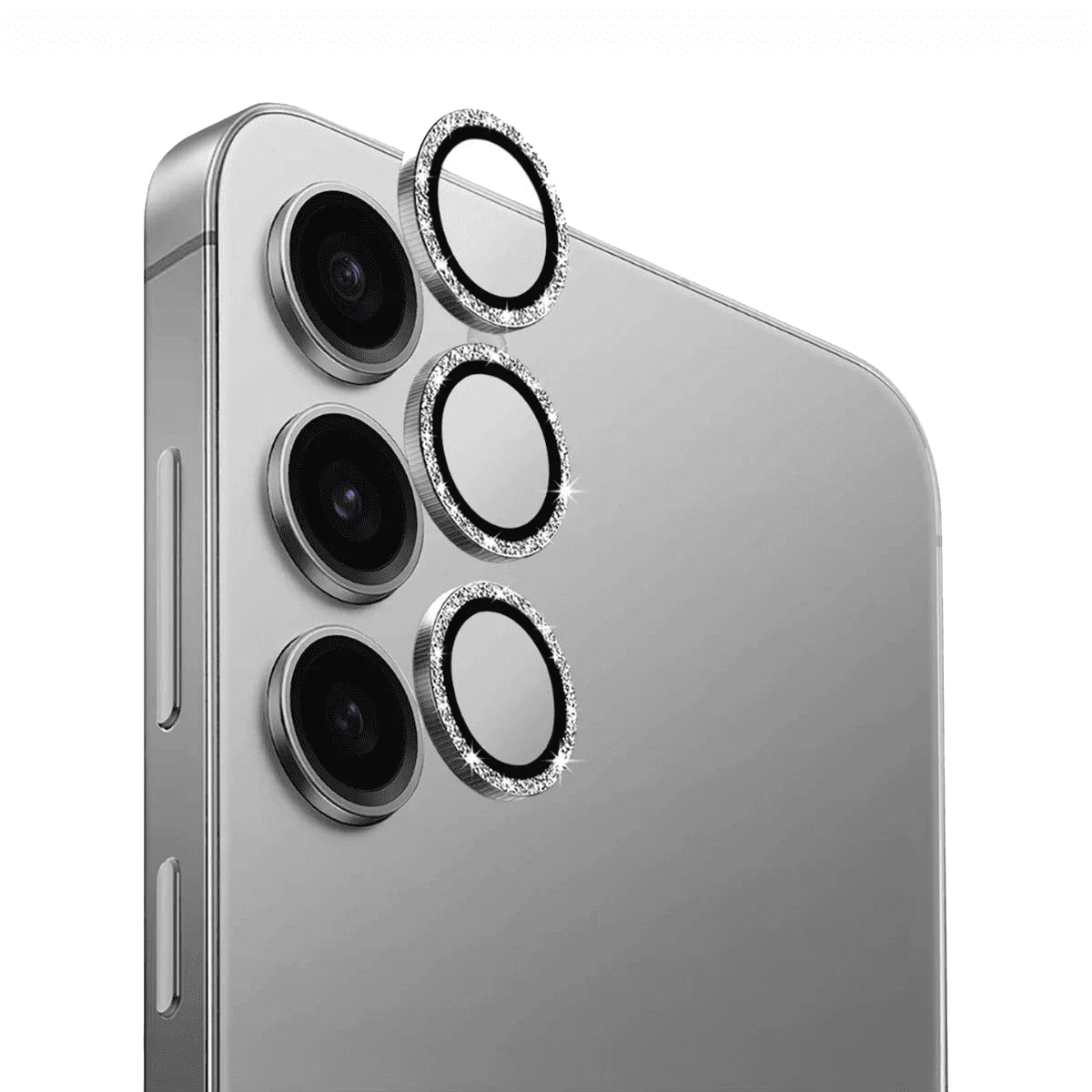 Защитное стекло для Samsung Galaxy S25 SUPGLASS Anti Glare Camera lens glass film (XC-31) Silver