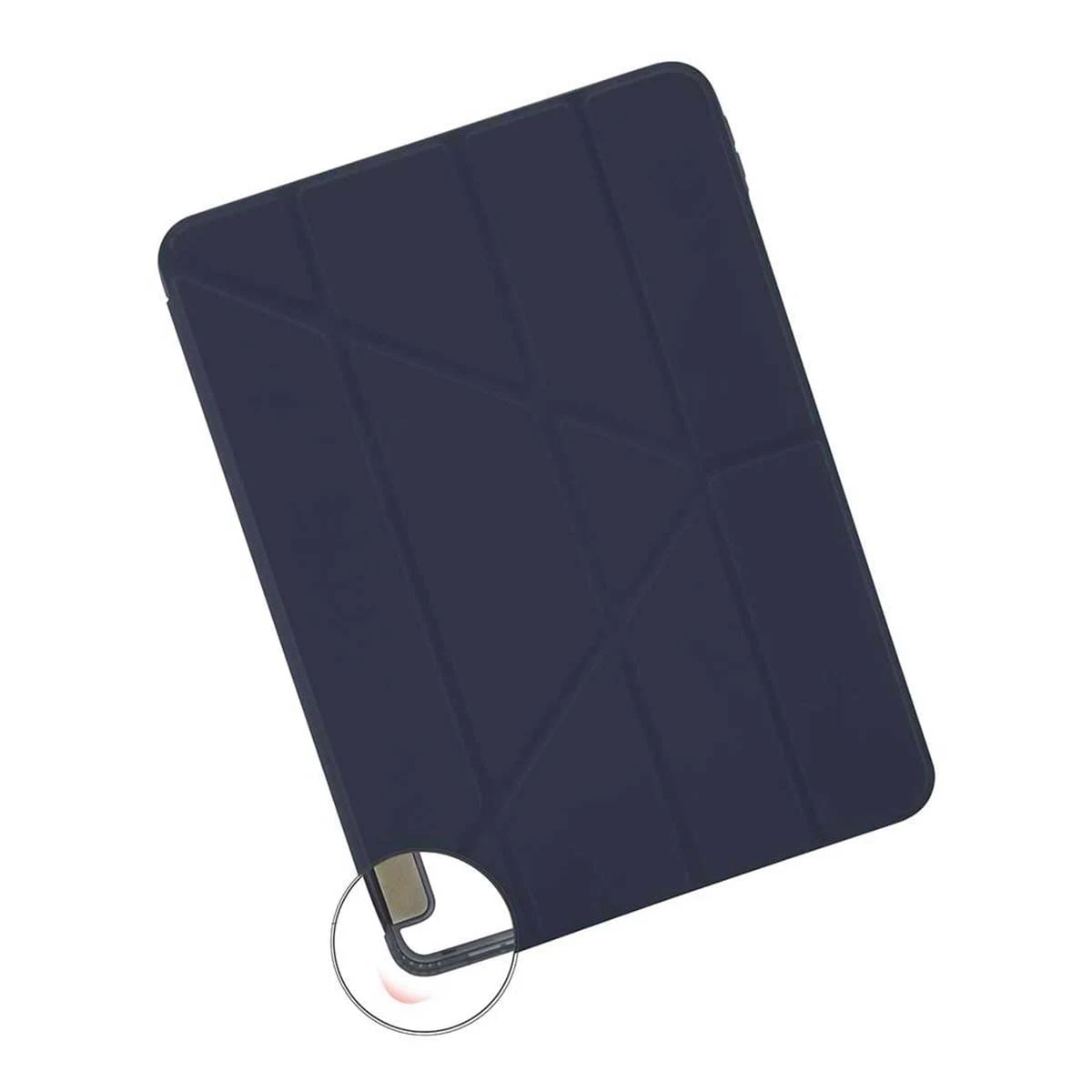 Чехол книжка для iPad Pro 13" M4 Gurdini Origami Case Тёмно-синий