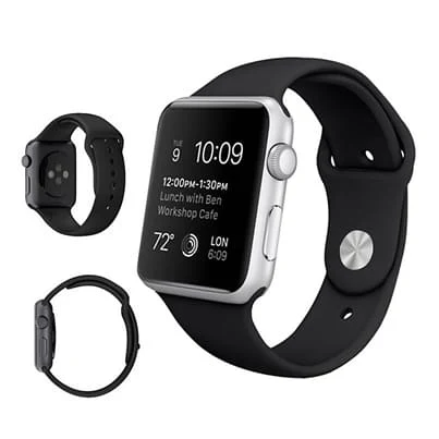 Ремешок для Apple Watch 42/44 mm Black, чёрный