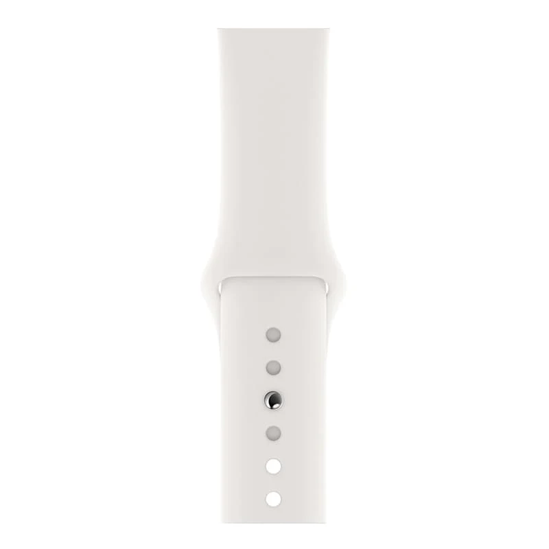 Ремешок для Apple Watch 38/40 mm COTEetCI Silicone Sport Band White, белый