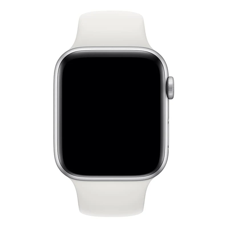 Ремешок для Apple Watch 38/40 mm COTEetCI Silicone Sport Band White, белый