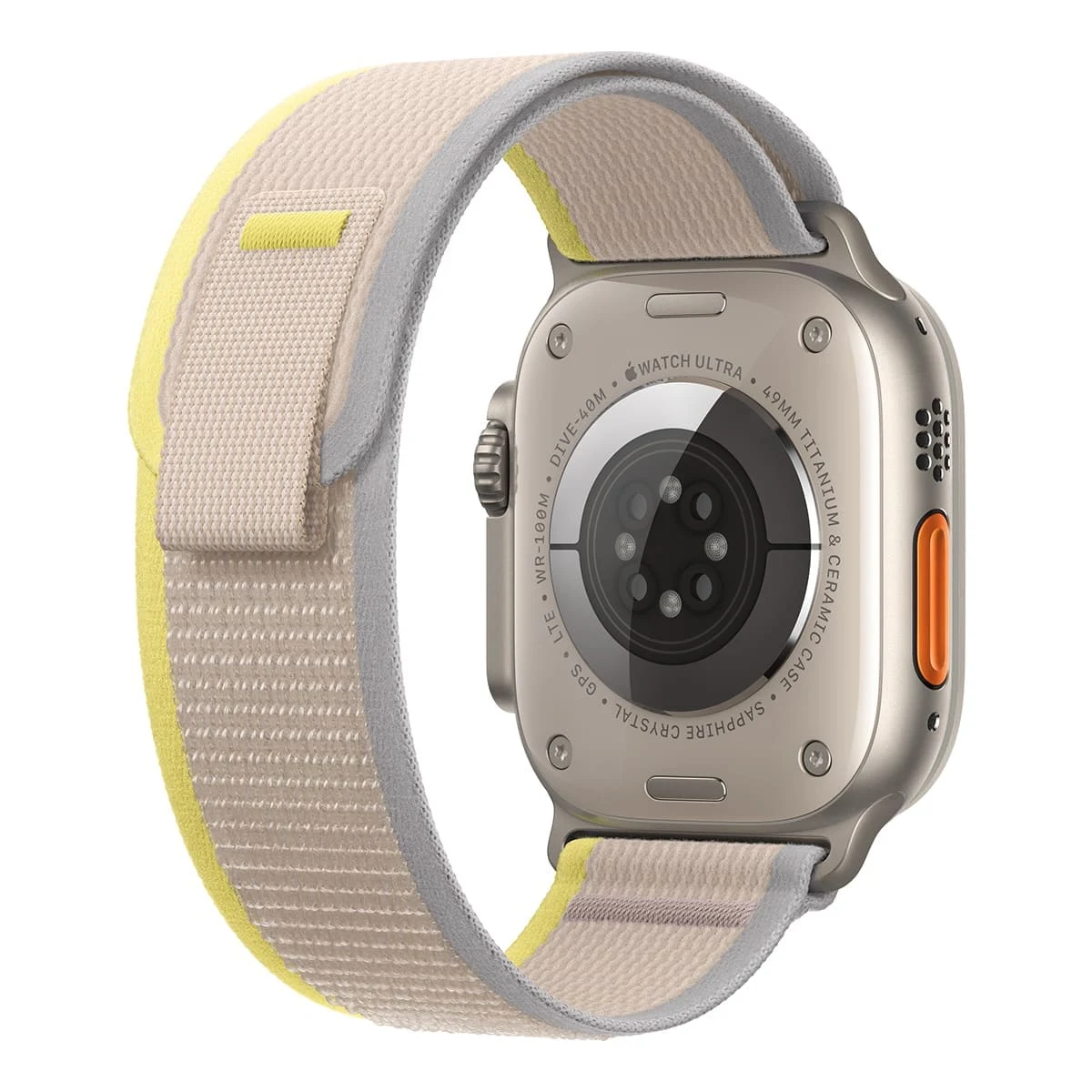 Ремешок для Apple Watch 42/44/45/49 mm WiWU Trail Loop Watch Band Жёлтый/Бежевый