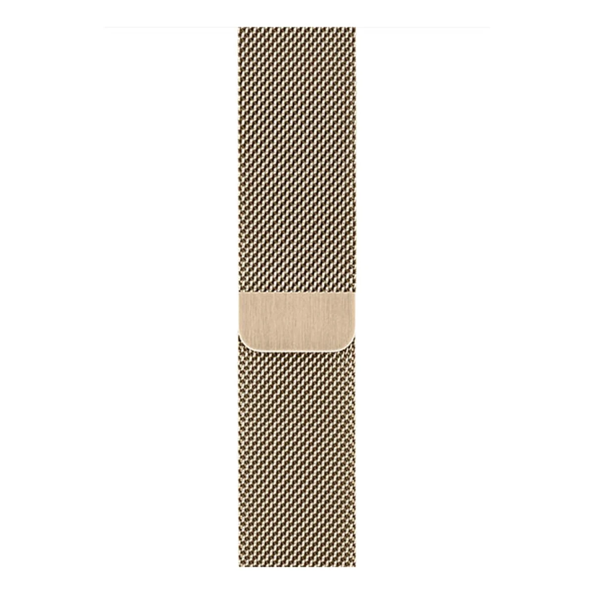 Ремешок для Apple Watch 38/40 mm Gurdini Milanese Loop Champagne Gold, золотой