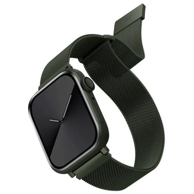 Ремешок для Apple Watch 38/40/41 мм UNIQ Dante Strap Mesh Steel (41MM-DANGRN) Зеленый