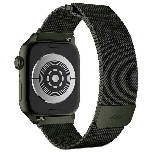 Ремешок для Apple Watch 38/40/41 мм UNIQ Dante Strap Mesh Steel (41MM-DANGRN) Зеленый