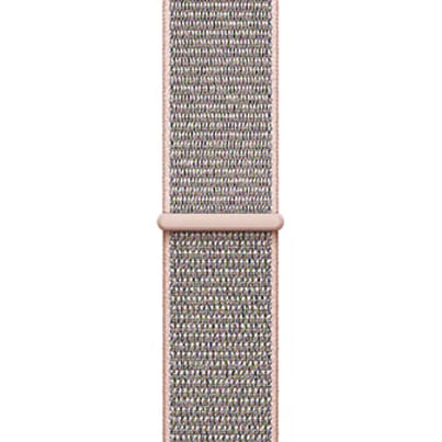 Ремешок для Apple Watch 38/40 mm COTEetCI Nylon Magic Band Pink, розовый