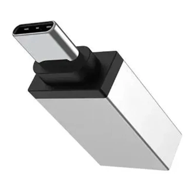 Адаптер Deppa OTG USB-C - USB-A (73131) Серебристый
