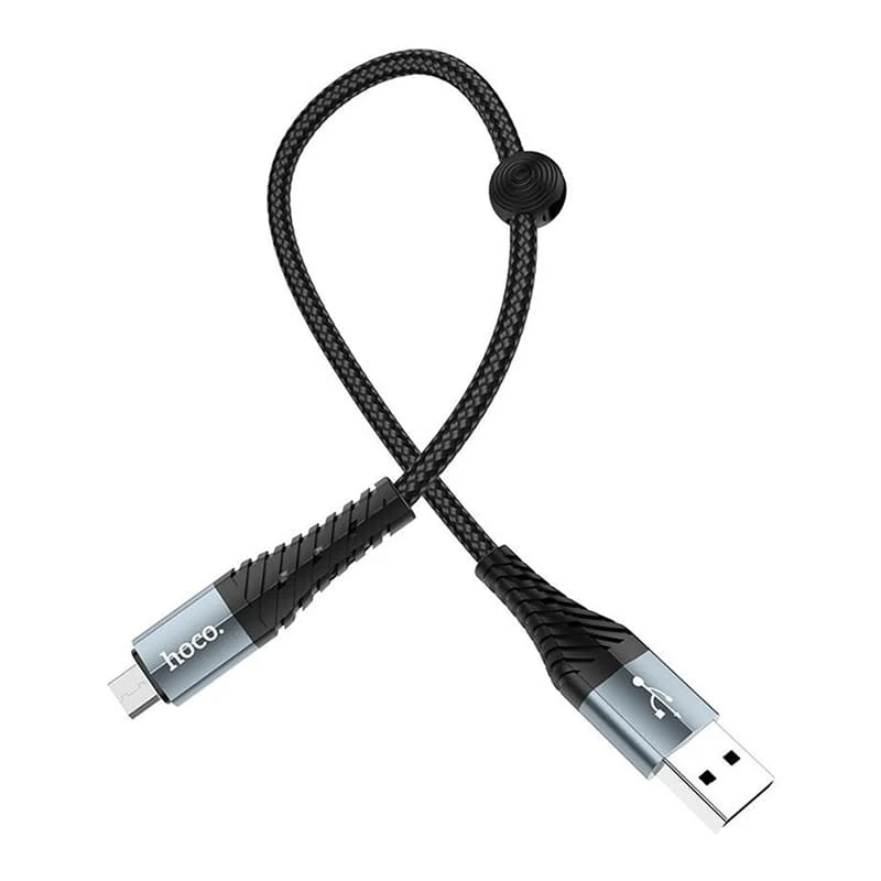 USB кабель hoco. Fast Charging Data Cable for Micro USB (X38) Черный