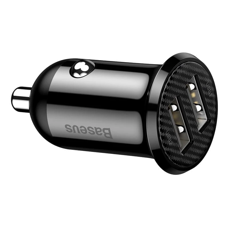 Автомобильное зарядное устройство Baseus car charger Grain Pro Dual USB 4.8A (CCALLP-01) Черный