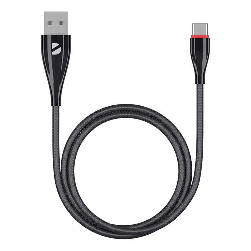 Дата-кабель Deppa Ceramic USB - USB-C, 1 м (72288) Черный