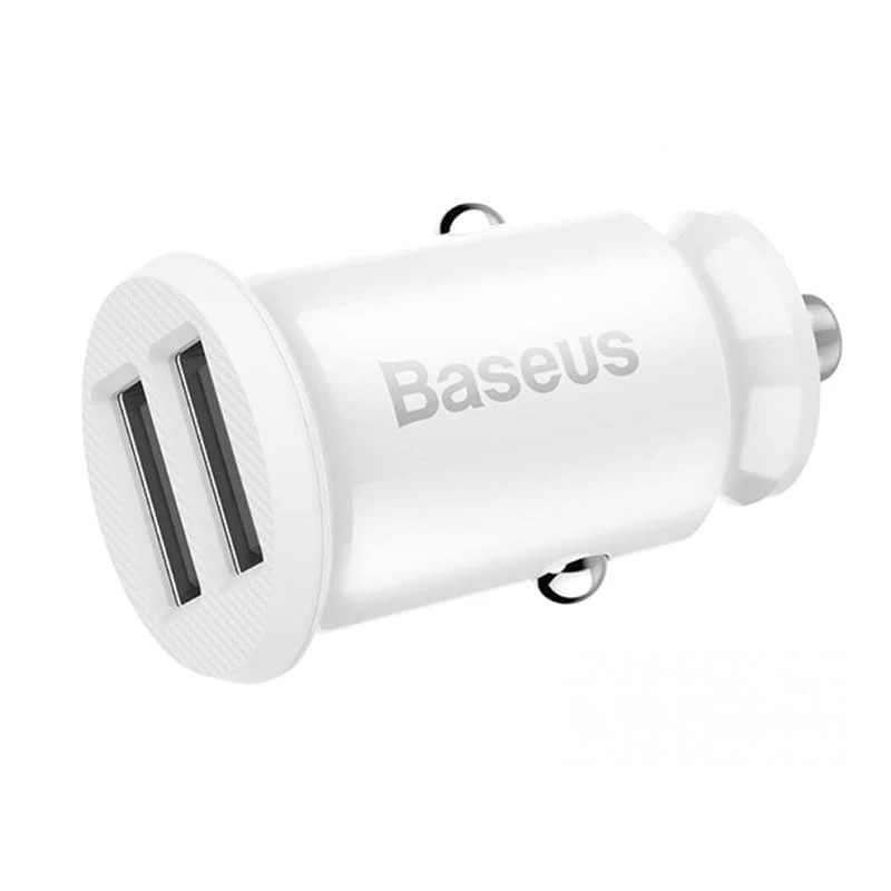 Автомобильное зарядное устройство Baseus 2 USB 3.1A Grain Car Charger (CCALL-ML02) Белый