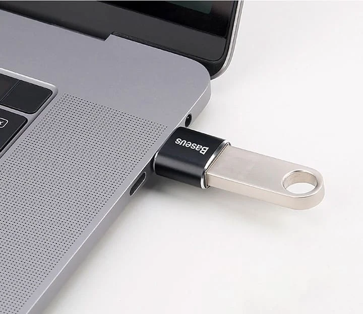 Адаптер Baseus USB-А - USB Type-C (CATOTG-01) Черный