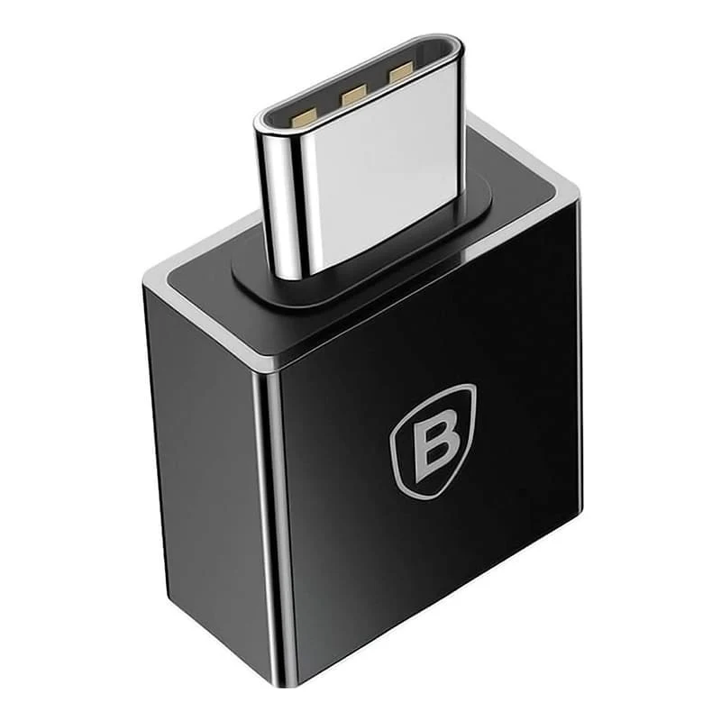 Переходник/адаптер Baseus USB – USB Type-C (CATJQ-B01) Черный