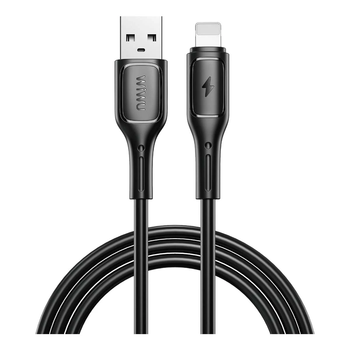 Кабель USB - Lightning WiWU StarLink StarLink Wi-C042E A-L 1m, 2.4A, чёрный