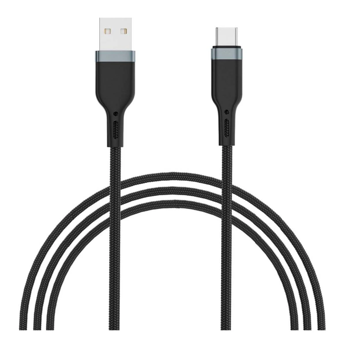 Кабель USB - Type-C WiWU-C019 A-C Platinum Serie A-C Cable 1.2m, 3A, Black, черный