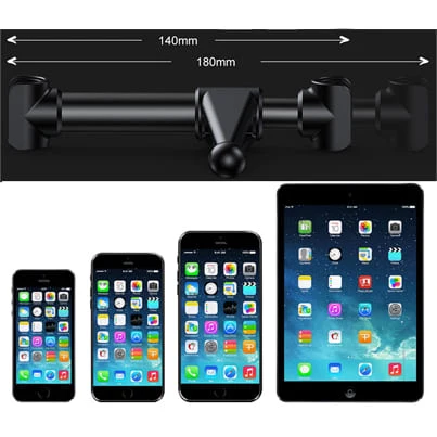 Автомобильный держатель для Планшета Baseus Back Seat Car Mount Holder (SUHZ-01) Черный