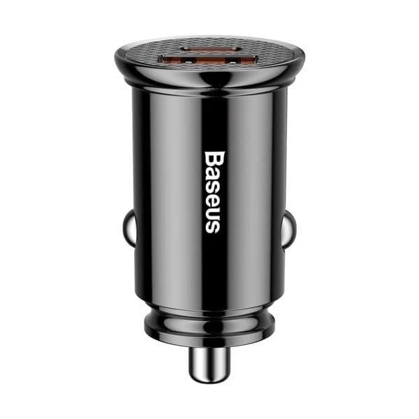 Автомобильное зарядное устройство Baseus BS-C16C1-X Circular Plastic A+C 30W PPS Car Charger (CCALL-YS01) Черный