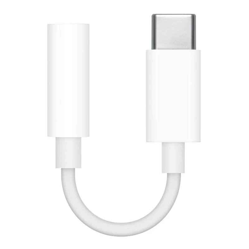Переходник USB-C to 3.5 мм Headphone Jack Adapter Белый