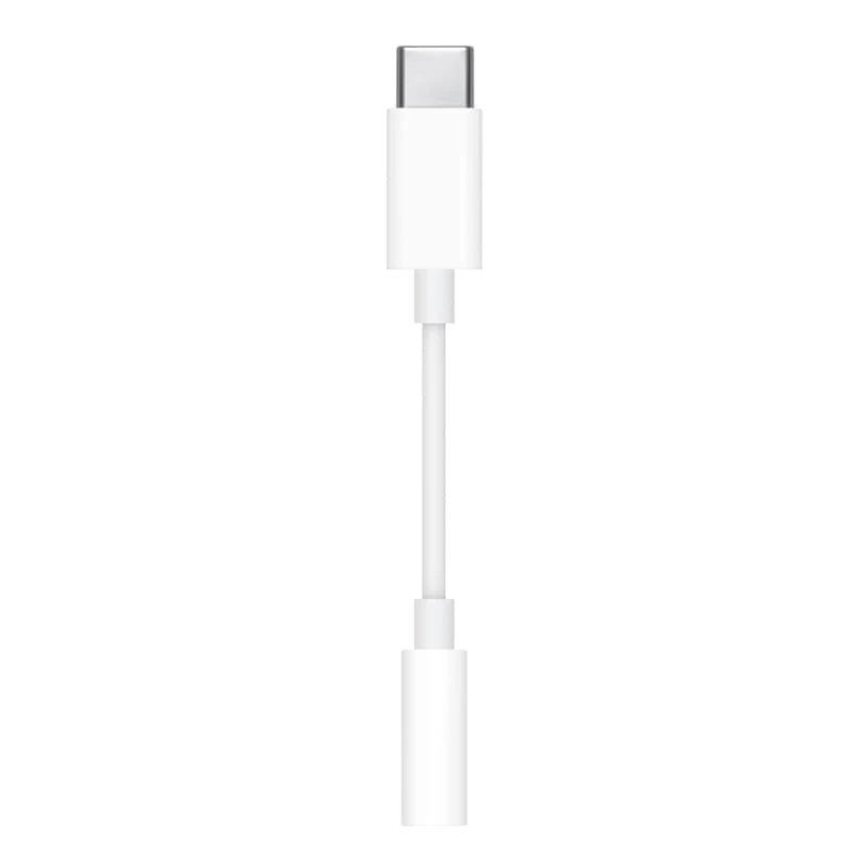 Переходник USB-C to 3.5 мм Headphone Jack Adapter Белый
