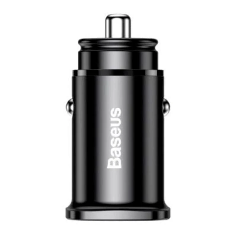 Автомобильное зарядное устройство Baseus Square Metal PPS Car Charger A+C 30W BS-C15C (CCALL-AS01) Черный