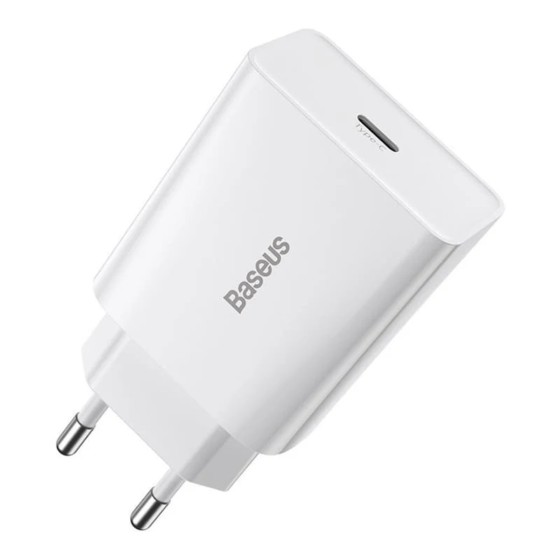 Зарядное устройство Baseus Speed Mini QC Quick Charger USB Type-C 20Вт CCFS-SN02 (TC-012PD20-x) Белый