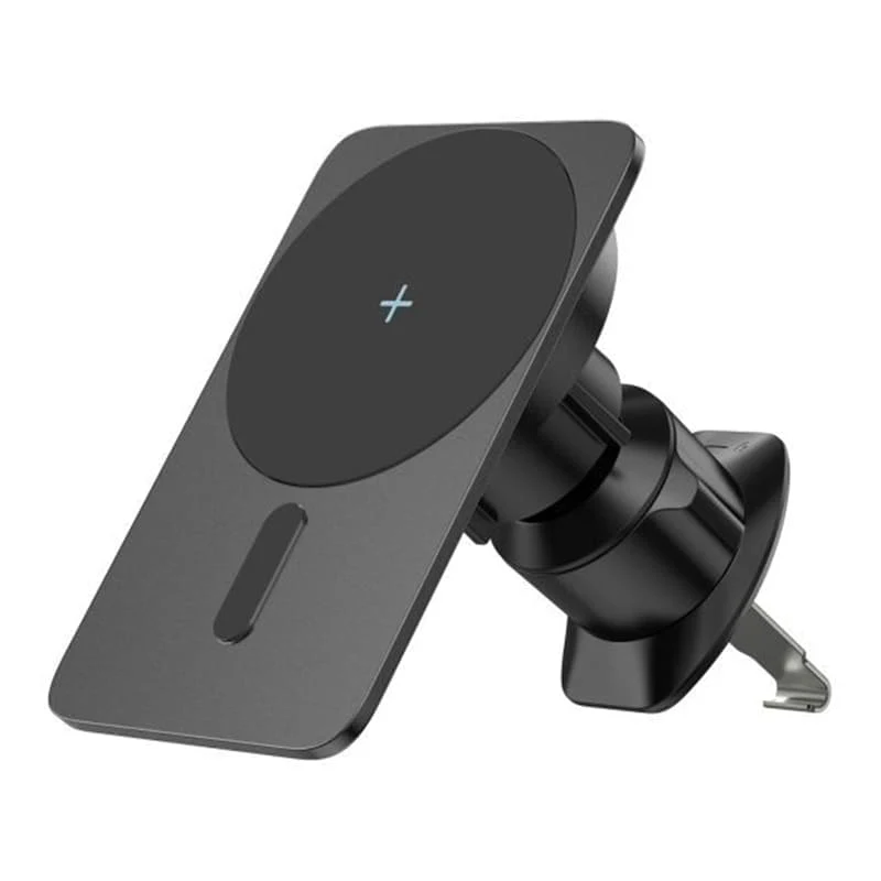 Автомобильный держатель с беспроводной зарядкой WiWU Liberator magnetic wireless charger (Wi-Q001) Черный