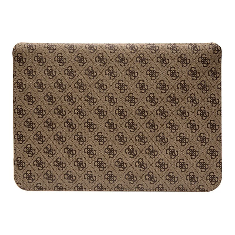 Чехол Guess для ноутбуков 13"/14" Sleeve 4G Bottom stripe Metal logo (GUCS14PS4SGW) Коричневый