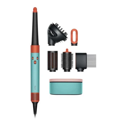 Стайлер Dyson AirWrap Complete Long HS08 (Global) Curly+Coily, Ceramic Patina/Topaz, бирюзовый/оранжевый