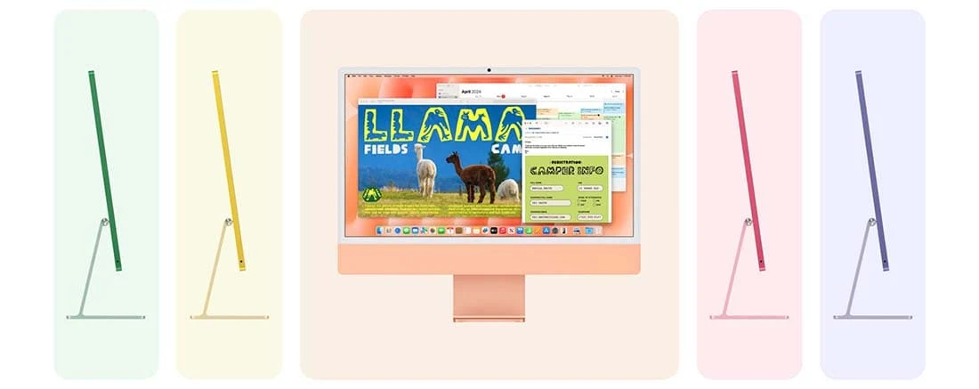 iMac 24" (M4 10C CPU, 10C GPU, 2024) Retina 4,5K, 16 GB, 512 GB SSD (MWV53) Pink