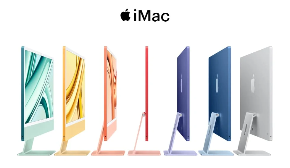 iMac 24" (M3, 8C CPU, 8C GPU, 2023) Retina 4,5K, 8 GB, 256 GB SSD (MQRD3) Pink