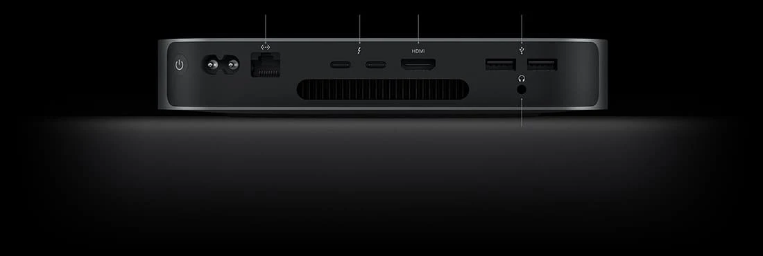 Mac mini (M2, 8C CPU, 10C GPU, 2023) 8 GB, 256 GB SSD (MMFJ3) Silver