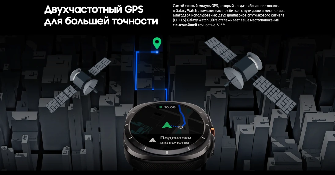 Samsung Часы Samsung Galaxy Watch Ultra 47 мм Titanium White, белый титан (2024)