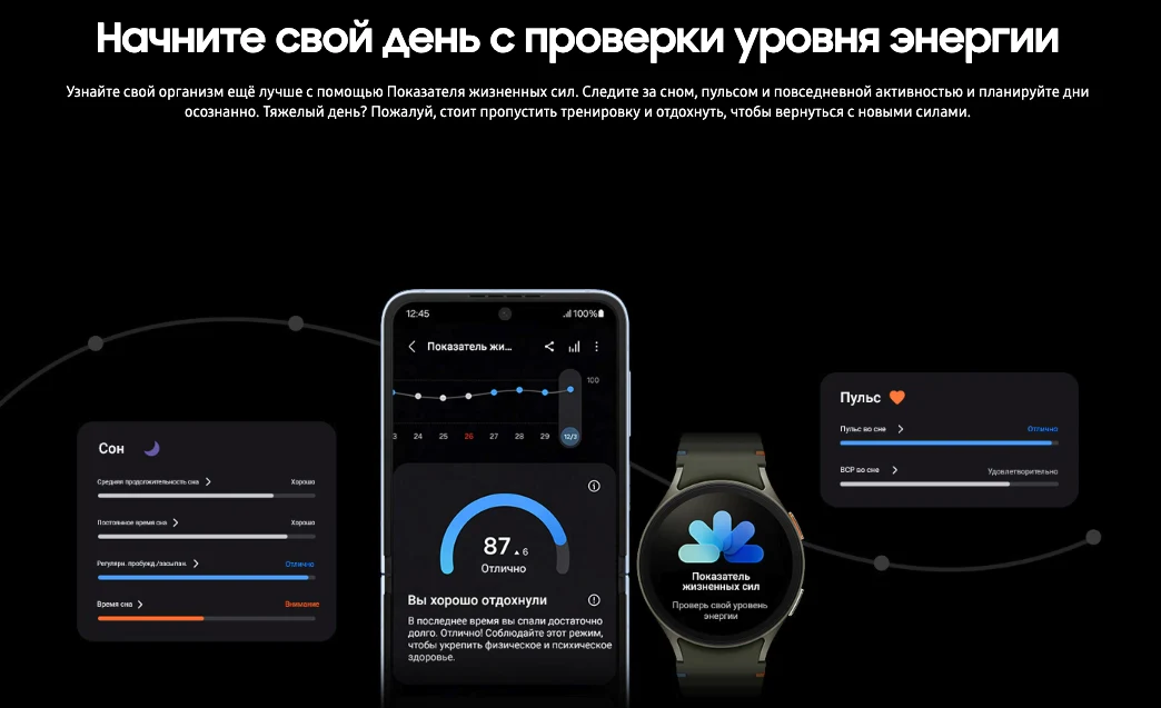 Samsung Часы Samsung Galaxy Watch7 40 мм (L305) White Gold