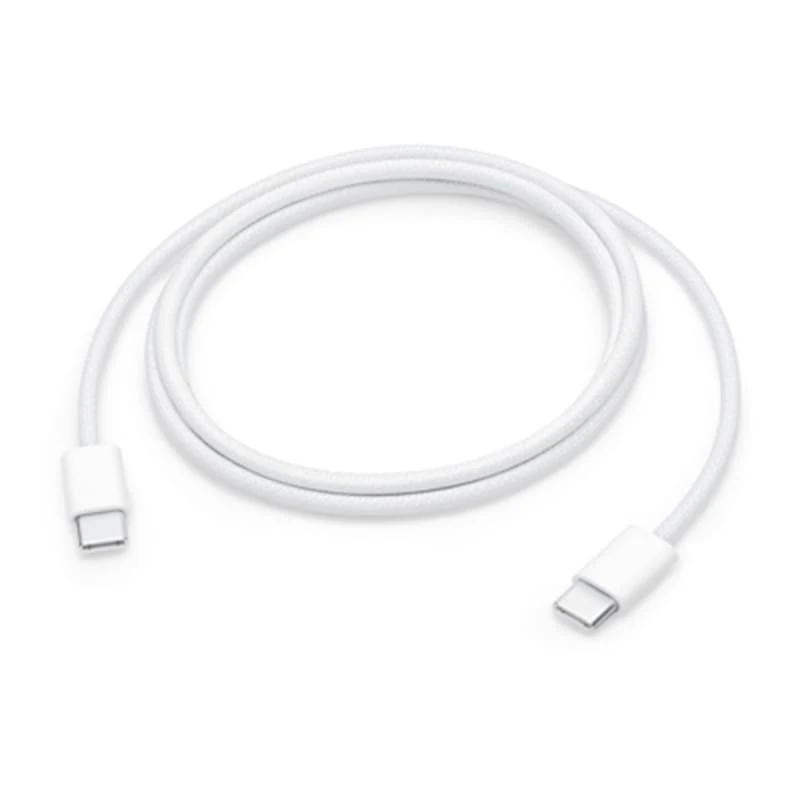 Кабель с оплёткой Apple USB-C – USB‑C, 1 м Белый