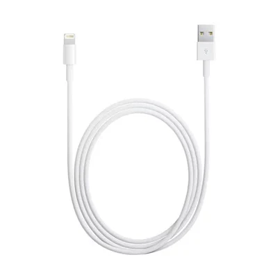 USB кабель Apple разъем Lightning, 1 м Белый