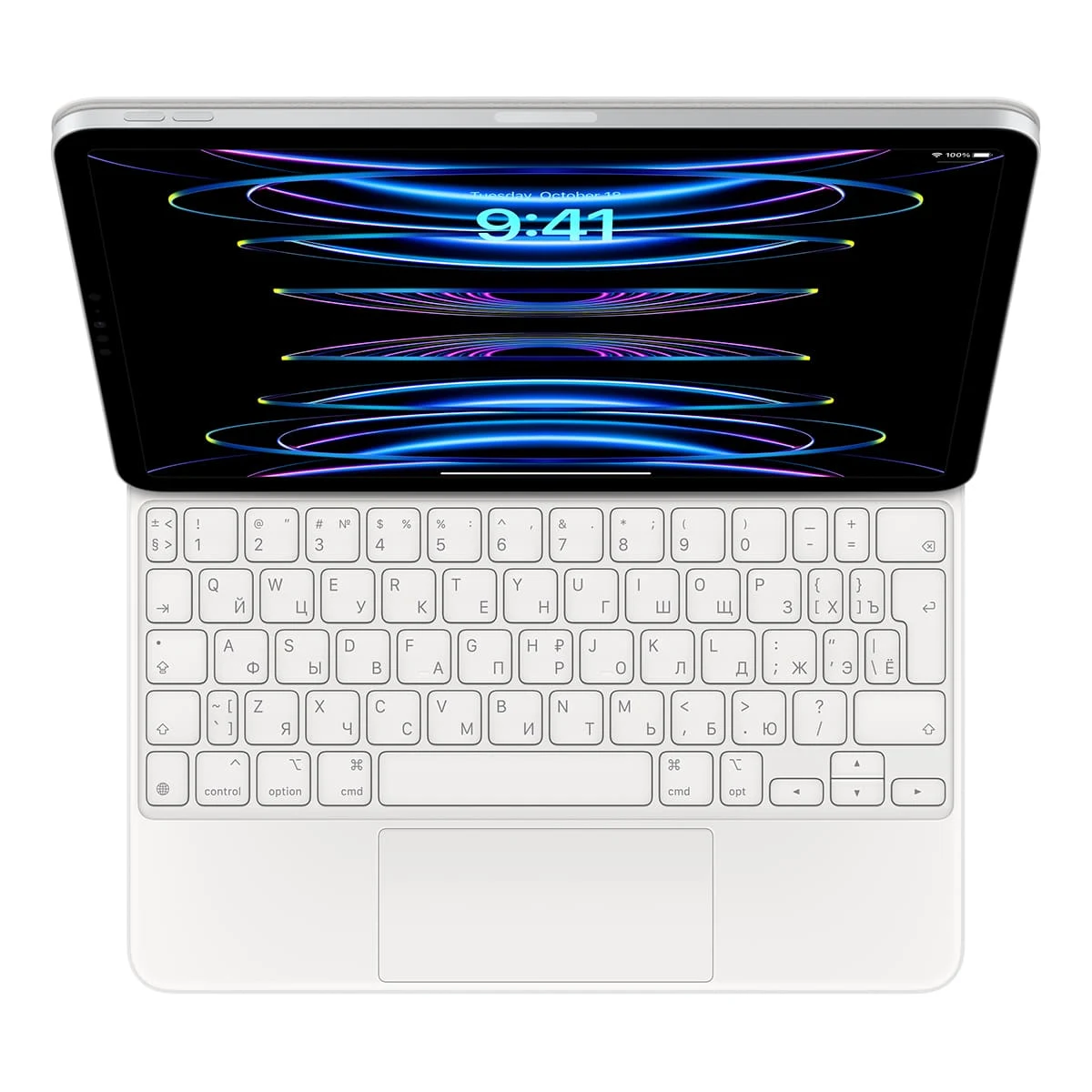 Чехол-клавиатура для iPad Pro | Air 11" (4‑st gen | 5‑st gen) Apple Magic Keyboard (MJQJ3) White, белый