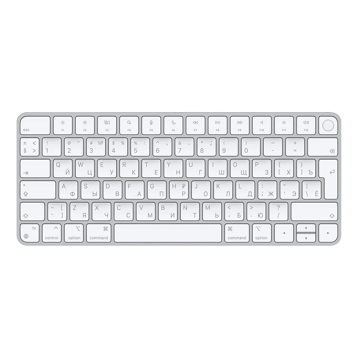 Клавиатура беспроводная Apple Magic Keyboard с Touch ID (MK293RS) Серебристый