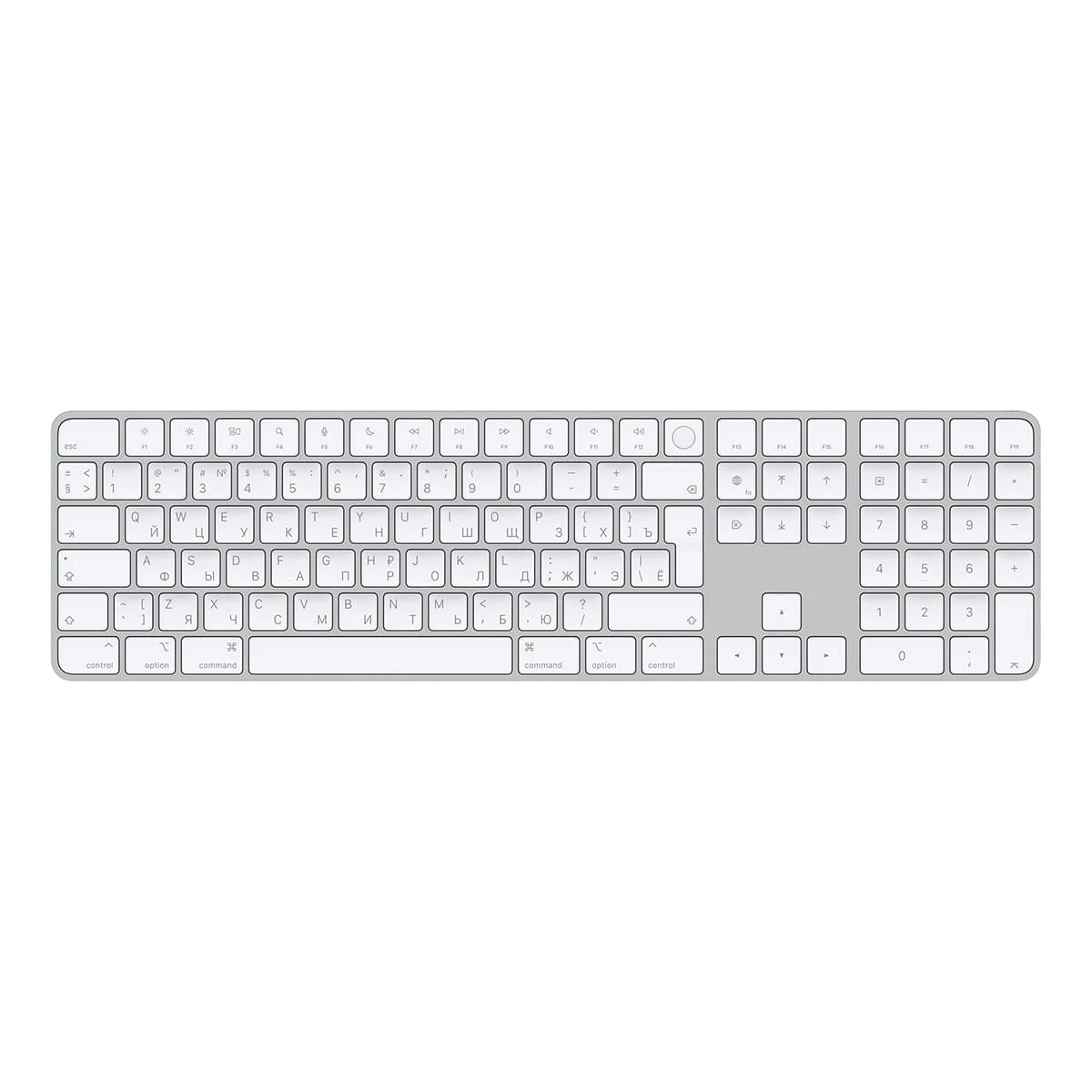Клавиатура беспроводная Apple Magic Keyboard с Touch ID (MK2C3) Серебристый