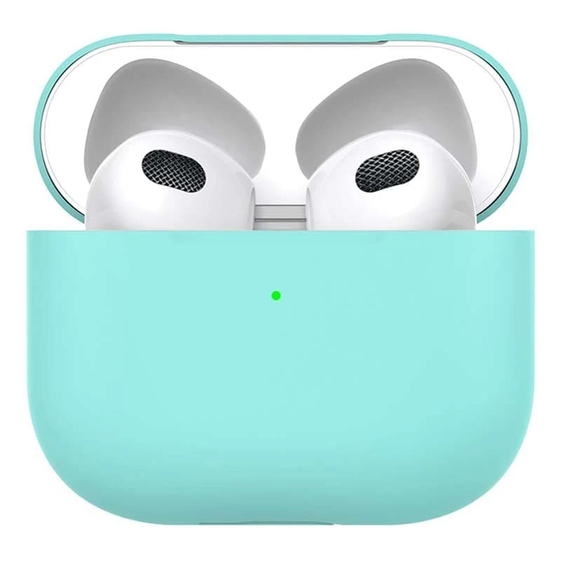Силиконовый чехол для AirPods 3 Deppa Ultra Slim (47325) Мятный