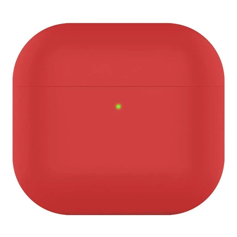 Силиконовый чехол для AirPods 3 Deppa Ultra Slim (47324) Красный