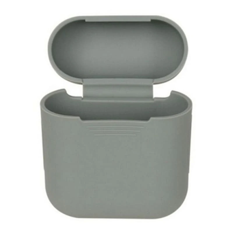 Чехол для Apple AirPods 1/2 Silicone Case Grandma Gray, бледно-серый