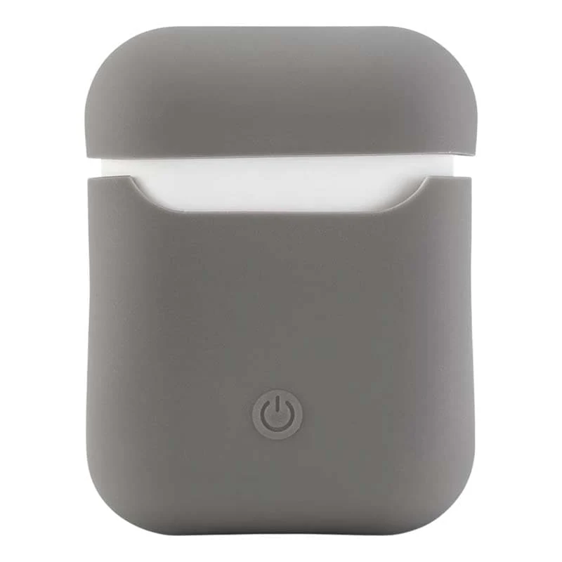 Чехол Case Protection для Apple AirPods Dark Gray, тёмно-серый