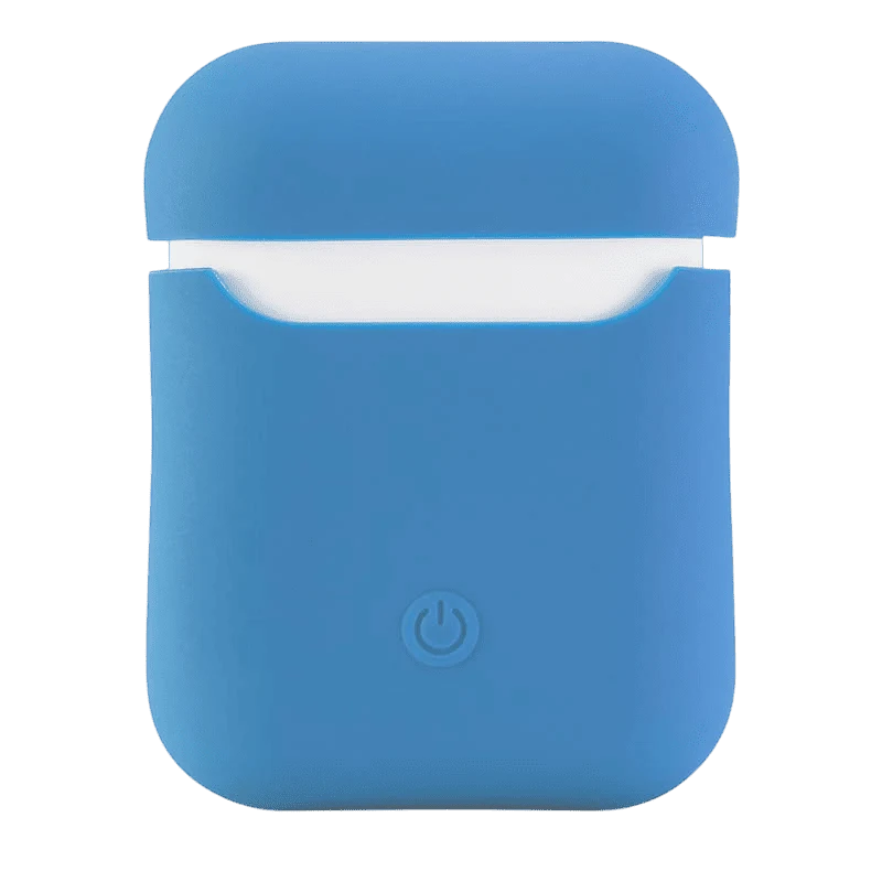 Чехол для Apple AirPods 1/2 Silicone Case Coastal blue, прибрежный синий