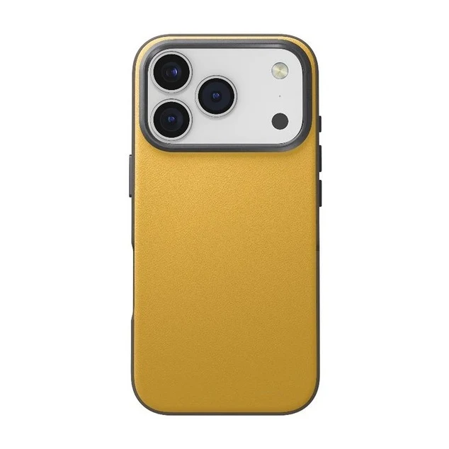 Чехол для iPhone 17 Pro с MagSafe UNIQ DS LYDEN (IP6.3P(2025)-LDSCYELFGRY) Желто-серый