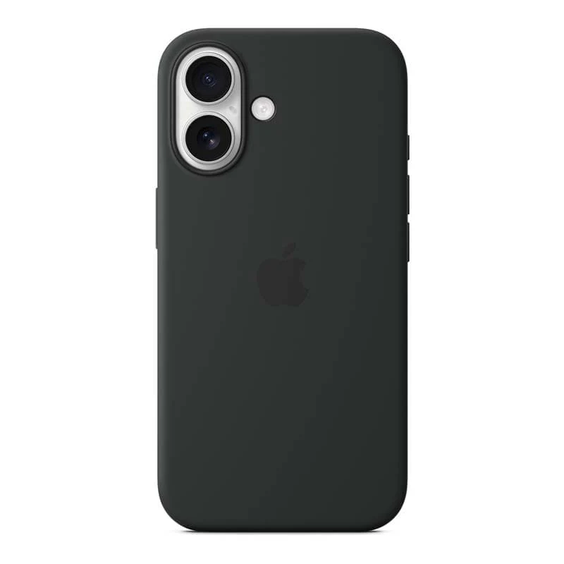 Чехол для iPhone 16 Silicone Case Black, чёрный